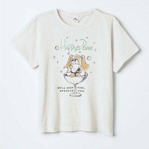 RE/DONE T-Shirt - Happy’s Bar Off White + New with Tags XS